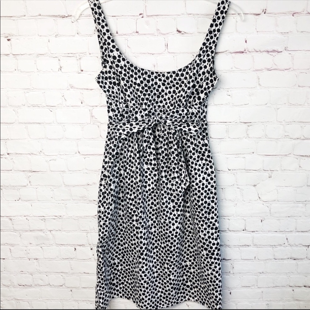 Diane Von Furstenberg Darly Dress Black Polka Dot